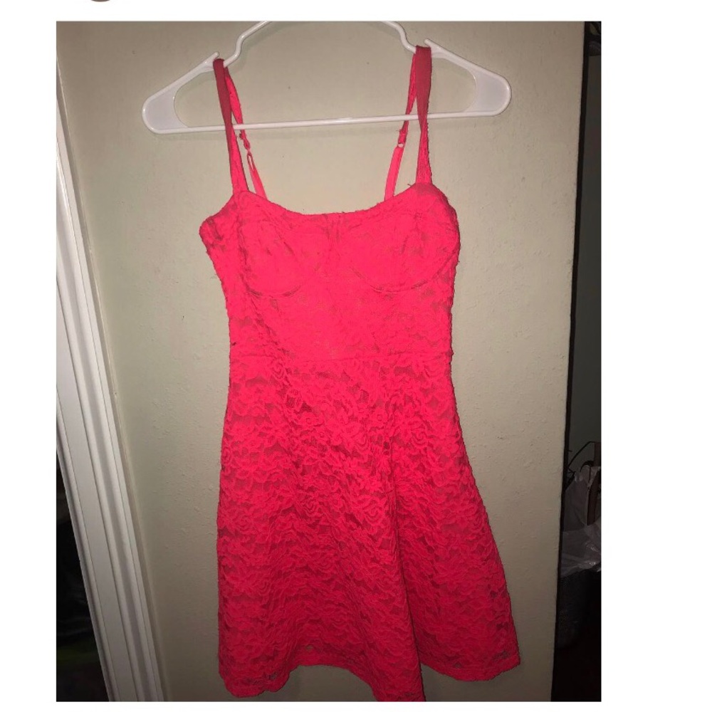 Cute hot pink dress